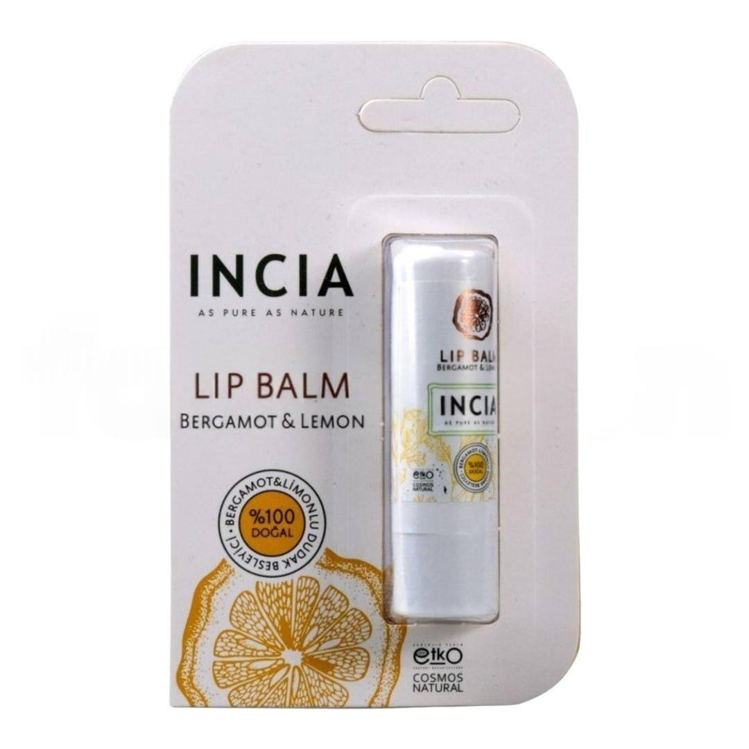 Incia Dudak Besleyici Bergamot ve Limon 6 gr