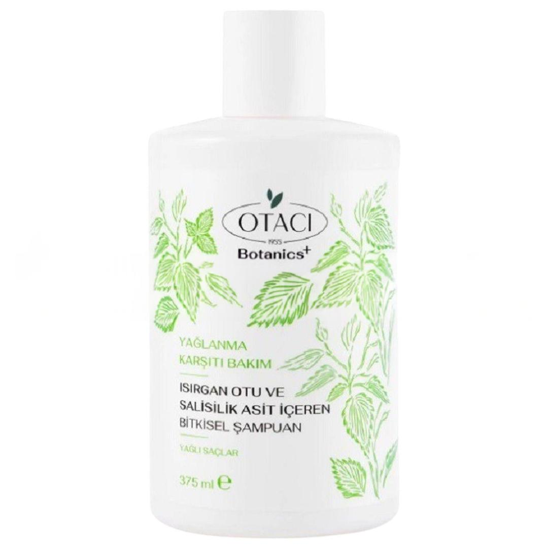 Otaci Botanics Yağlanma Karşıtı Bakım Isırgan Otu ve Salisilik Asit İçeren Bitkisel Şampuan 375 ml