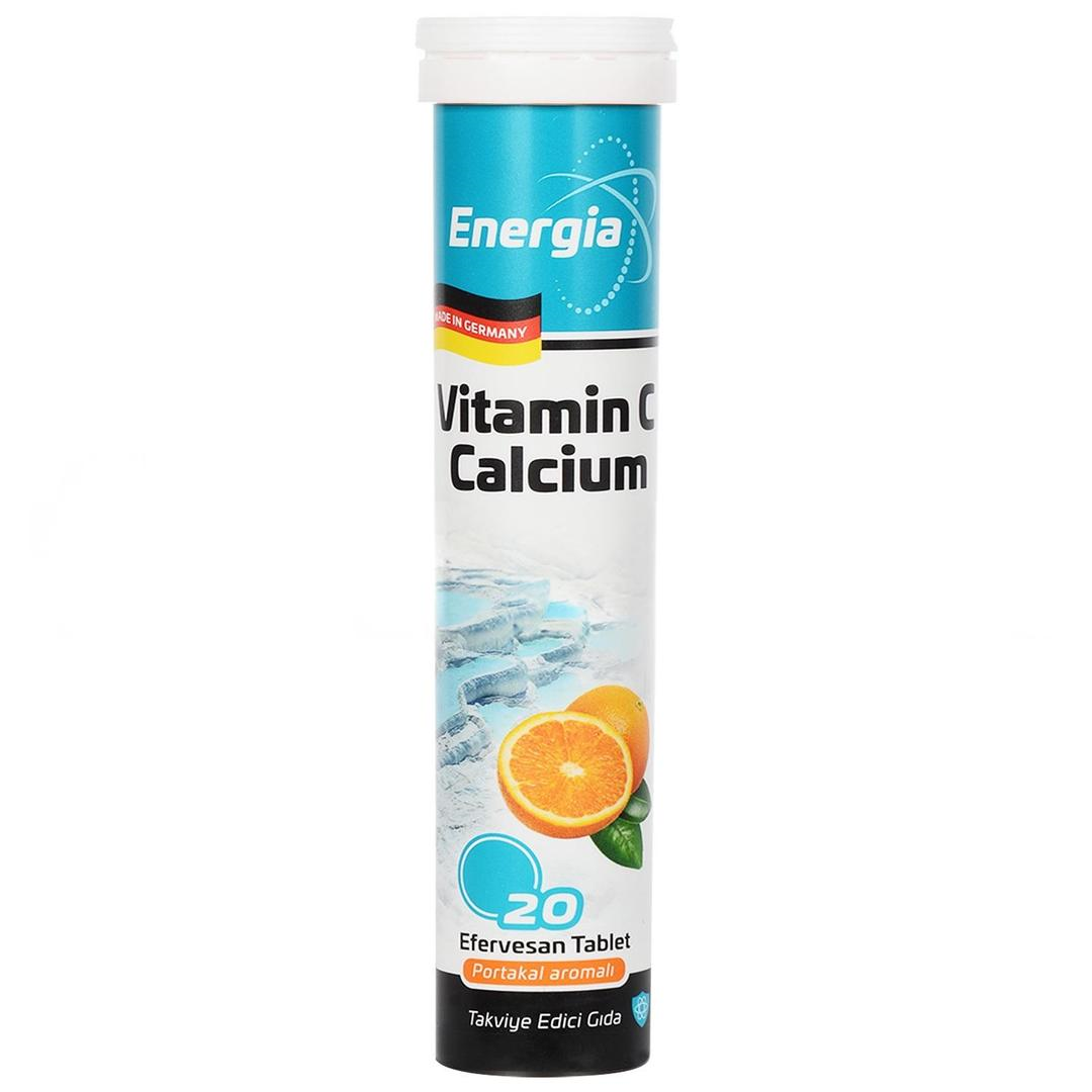Energia Vitamin C Calcium 20 Efervesan Tablet