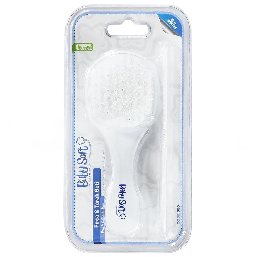 Babysoft Bebek Fırça Tarak Seti - Beyaz