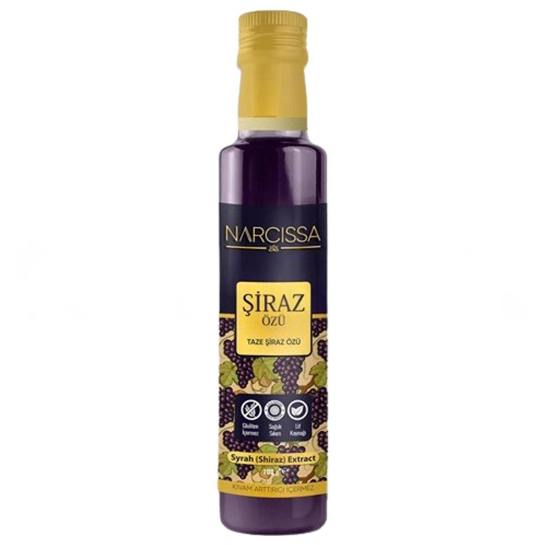 Narcissa Taze Şiraz Özü Organik Soğuk Sıkım Doğal Syrah Shiraz 700 gr