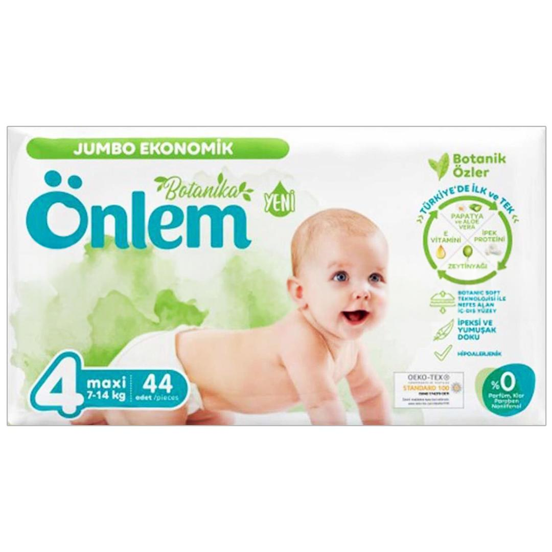 Önlem Botanika Bebek Bezi Jumbo Paket Maxi No: 4 44'lü