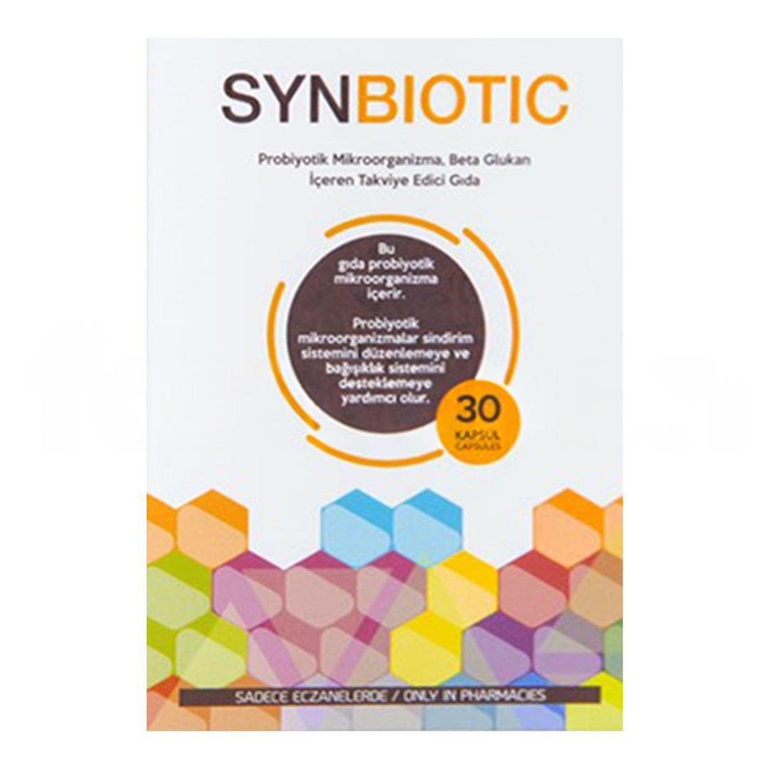 Synbiotic Probiotic Beta Glucan İçeren Takviye Edici Gıda 30 Kapsül