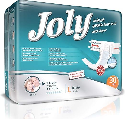 Joly 30 Adet XL Belbantlı Hasta Bezi