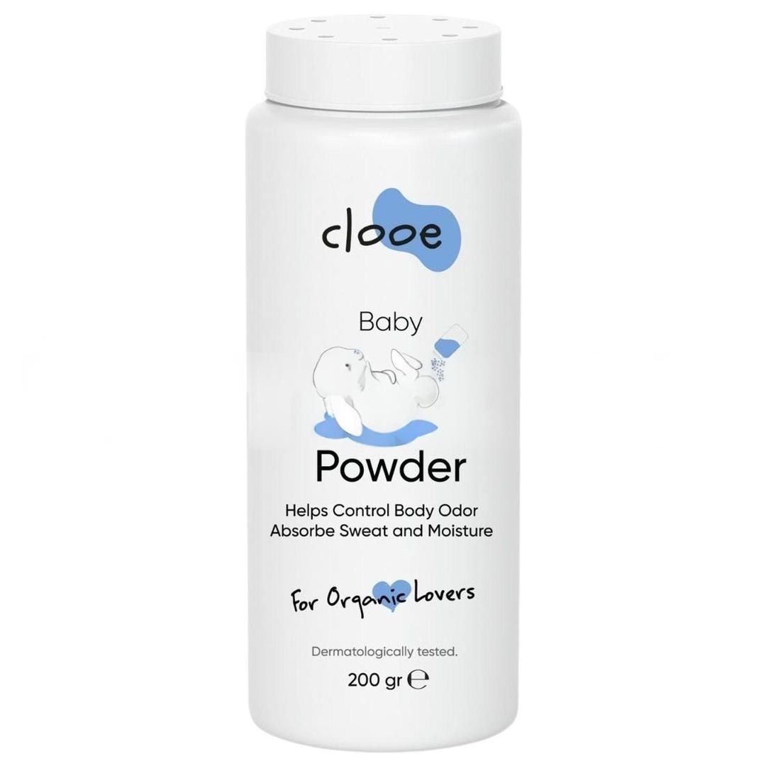 Clooe Baby Powder Pudra Organic 200 ml