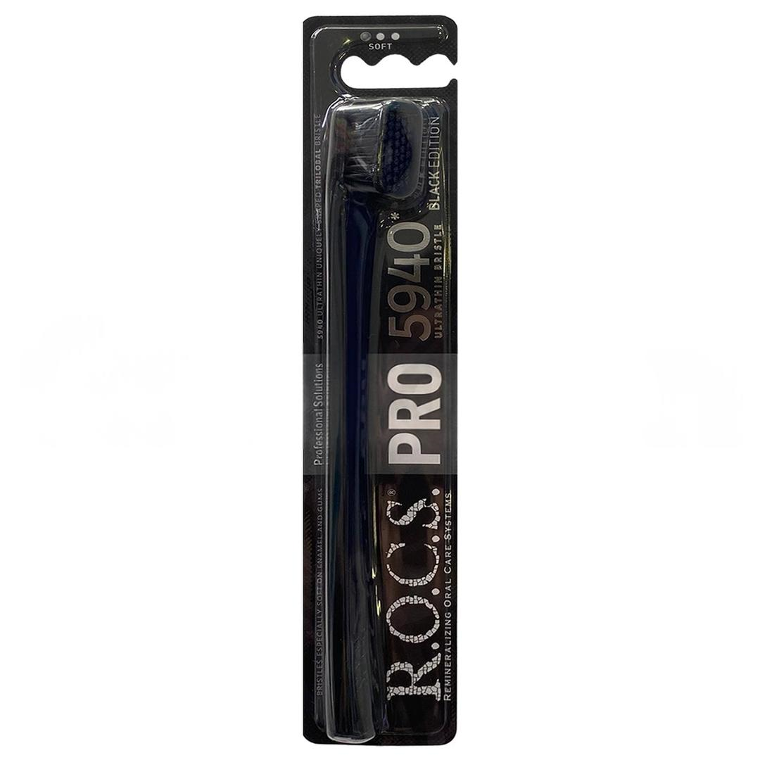 Rocs Pro 5940 Ultra Soft Diş Fırçası Siyah & Siyah