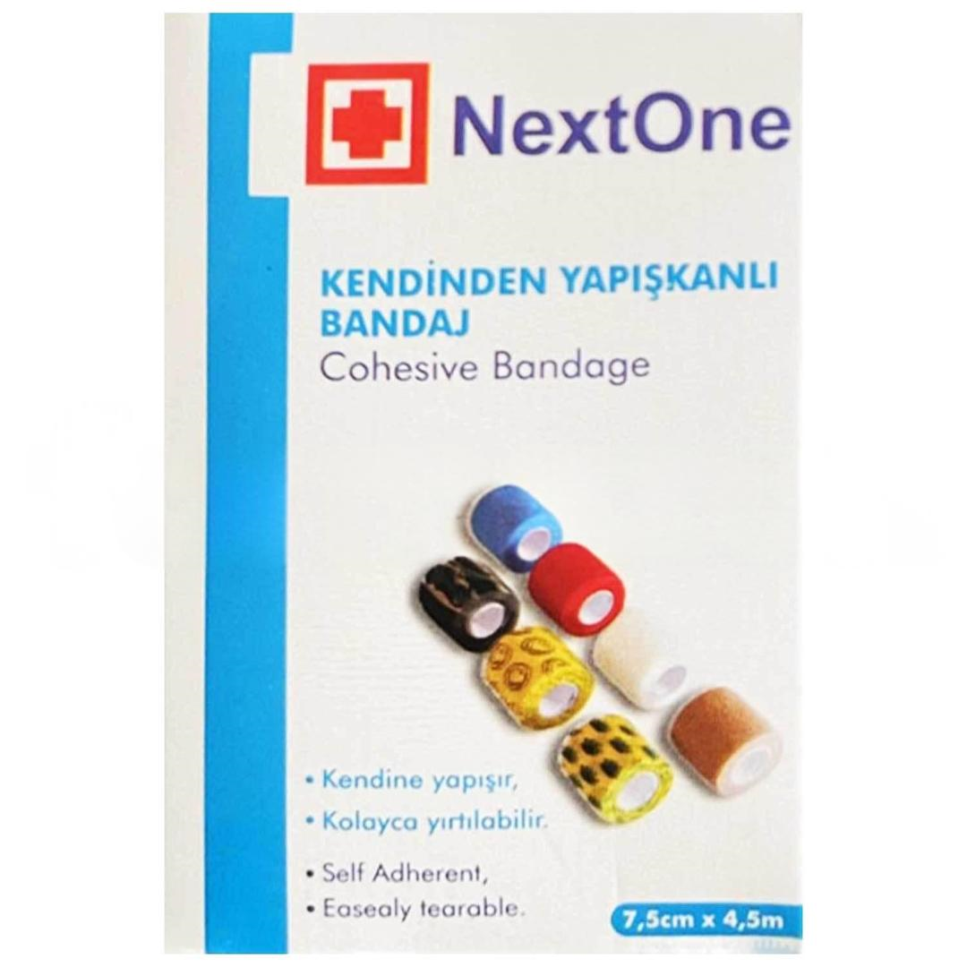Nextone Coban Kendinden Yapışkanlı Bandaj 7,5 cm x 4,5 m - Bej