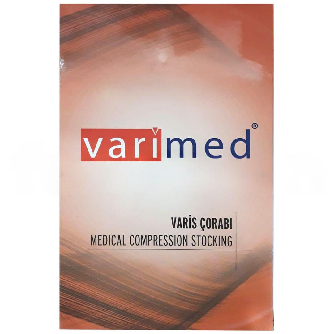 Varimed Külotlu Orta Basınç Varis Çorabı Burun Açık Ten Rengi No: 7