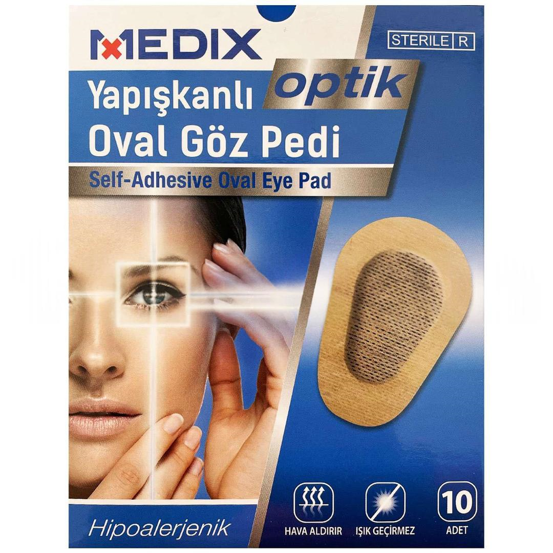 Medix Yapışkanlı Oval Göz Pedi 10'lu