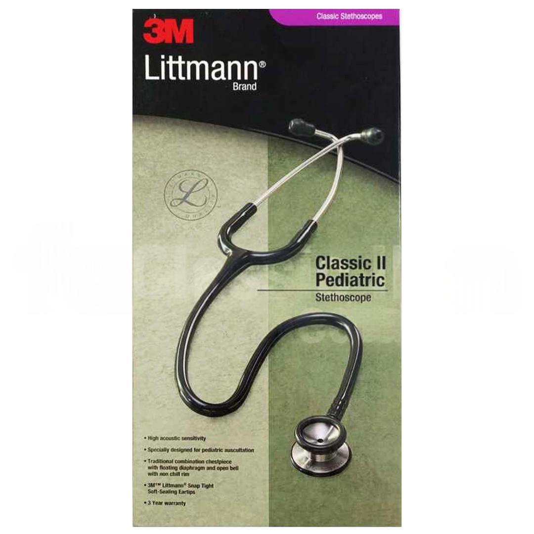 3M Littmann Classic II Pediatrik Steteskop - Siyah ve Kırmızı
