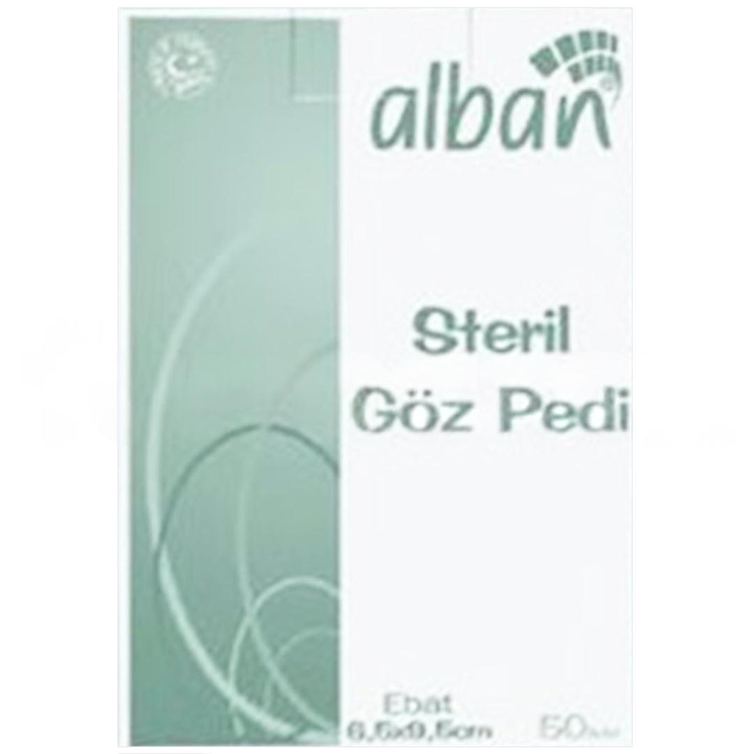 Alban Steril Göz Pedi 6,5cm x 9,5cm 5'li