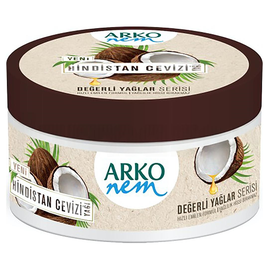 Arko Nem Krem Hindistan Cevizi Yağı 250 ml - Eski Ambalaj
