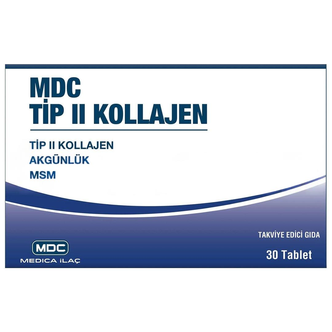 MDC Tip II Kollagen MSM 30 Tablet - Eski Ambalaj