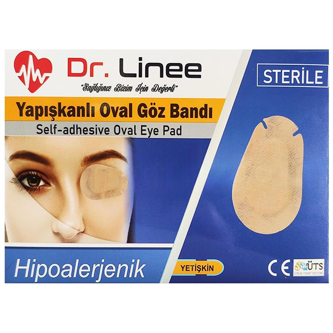 Dr. Linee Yapışkanlı Oval Göz Bandı Yetişkin 50li