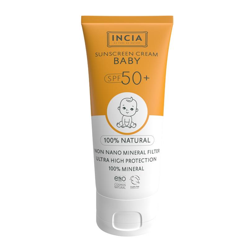 INCIA Bebekler İçin Doğal Güneş Kremi 50 SPF 50 ml