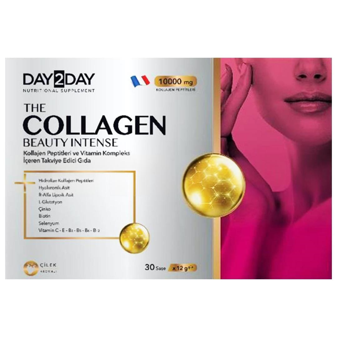 Day2Day The Collagen Beauty Intense Çilek Aromalı 30 Saşe - Eski Ambalaj