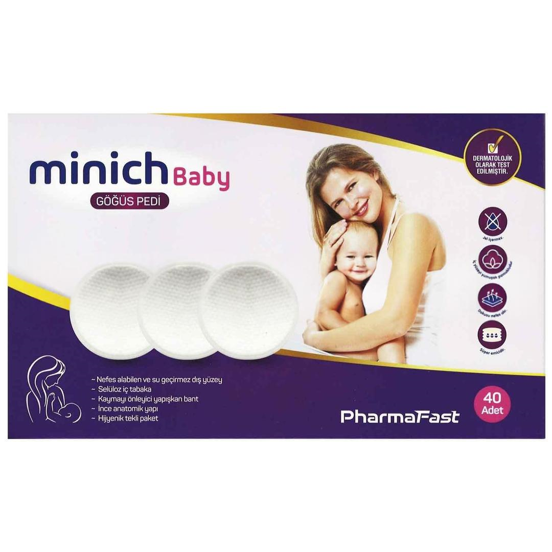 Minich Baby Göğüs Pedi 40'lı