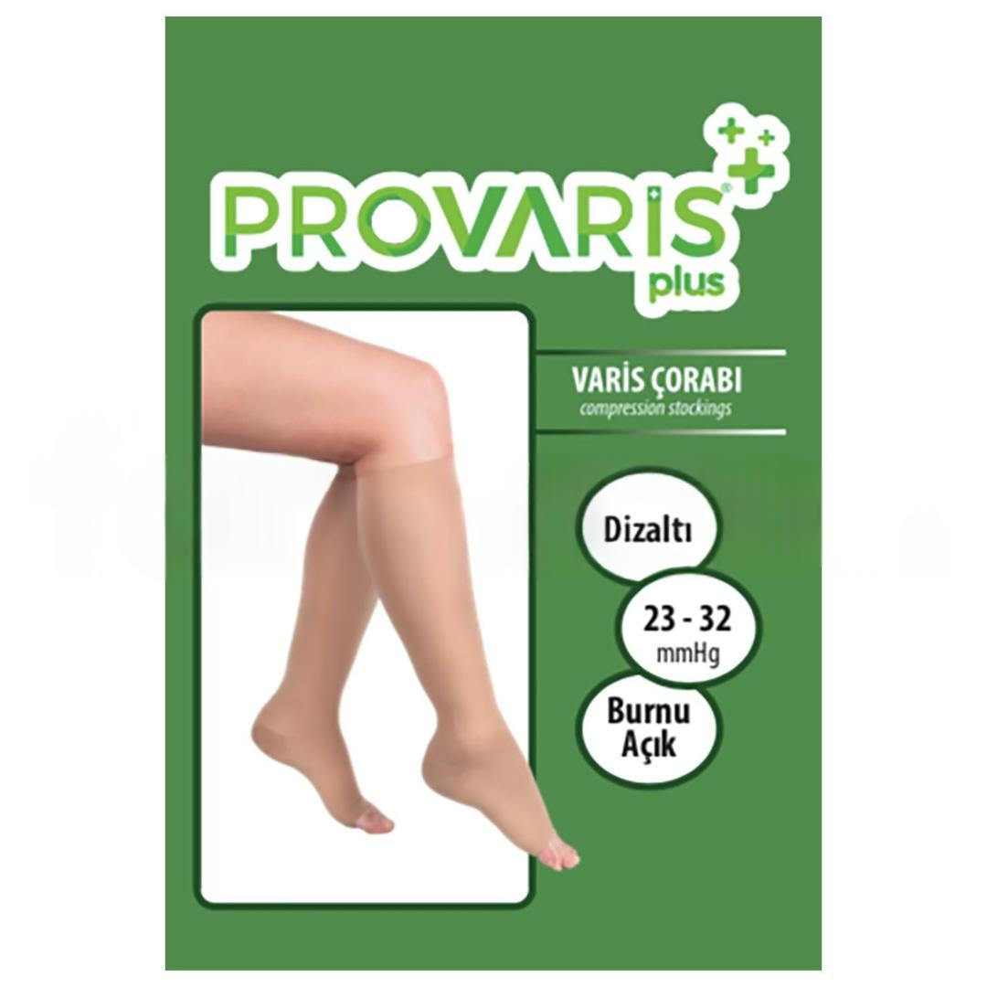 Provaris PVP12107 Plus CCL2 Dizaltı Burnu Açık Varis Çorabı No: 7