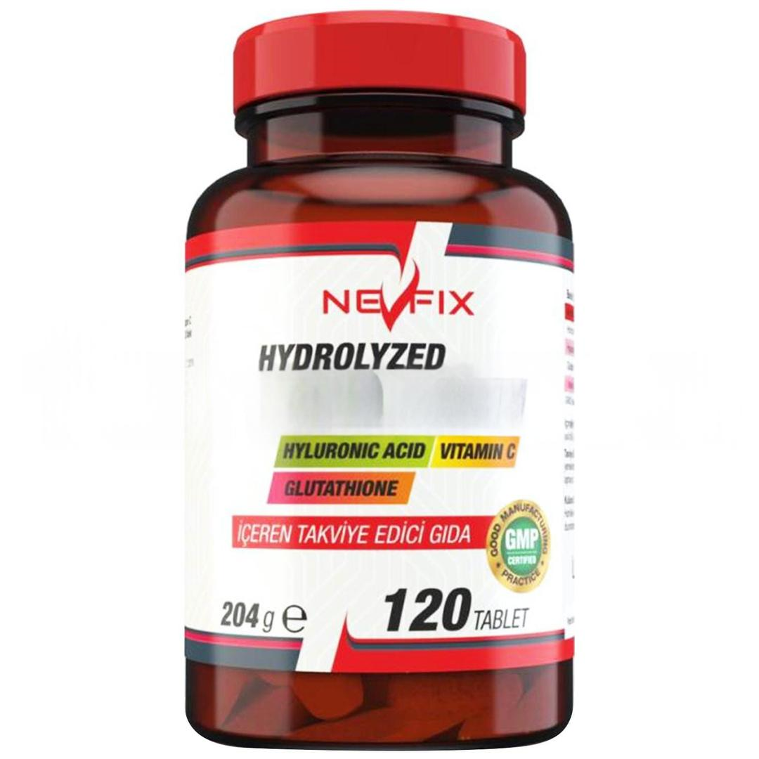 Nevfix Hidrolize Kollajen Hyaluronic Acid Glutatyon Vitamin C 120 Tablet