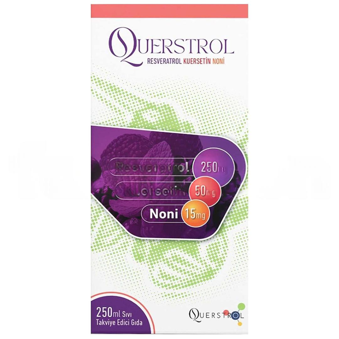 Querstrol Resveratol Kuersetin Noni İçerikli Takviye Edici Gıda 250 ml