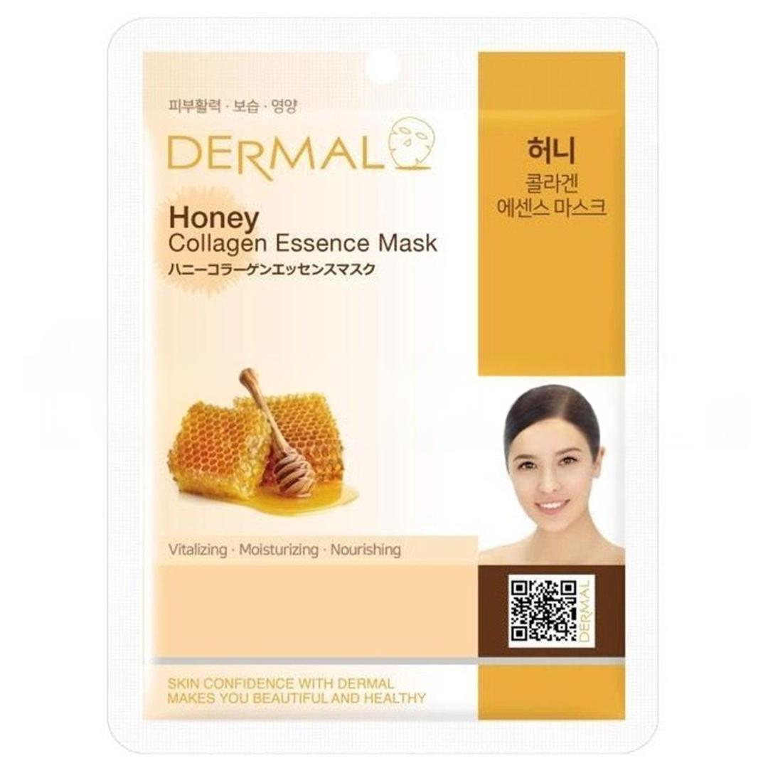 Dermal Canlandırıcı Nemlendirici ve Besleyici Bal Özlü Kollajen Maske 23 gr