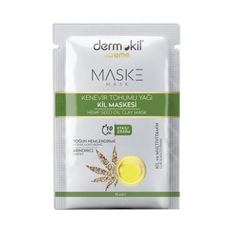 Dermokil Kenevir Tohumu Yağı Kil Maskesi 15 ml
