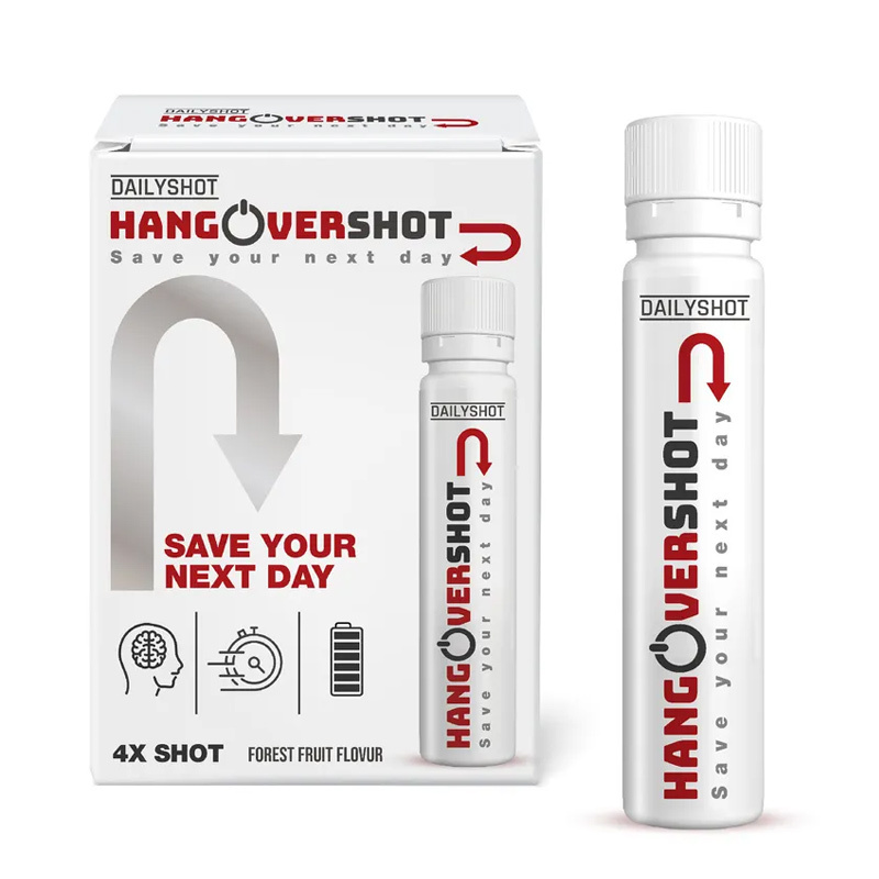 DailyShot HangoverShot Well Works Hanver 25x 4ml Shot