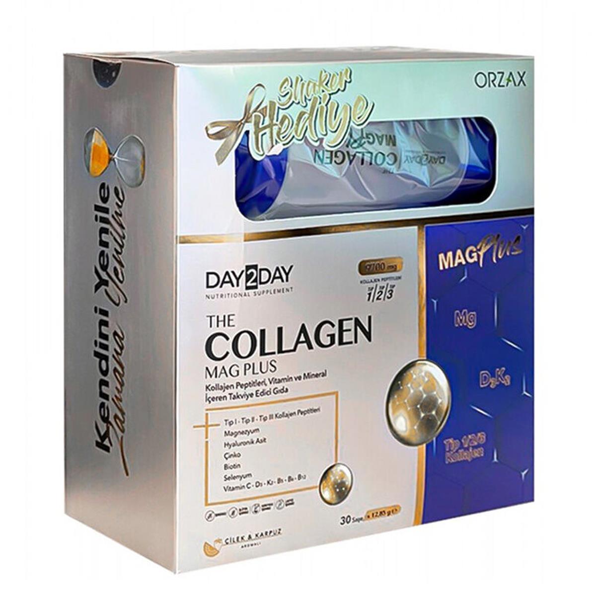DAY2DAY THE COLLAGEN MAG PLUS 30 SAŞE SHAKER HEDİYE