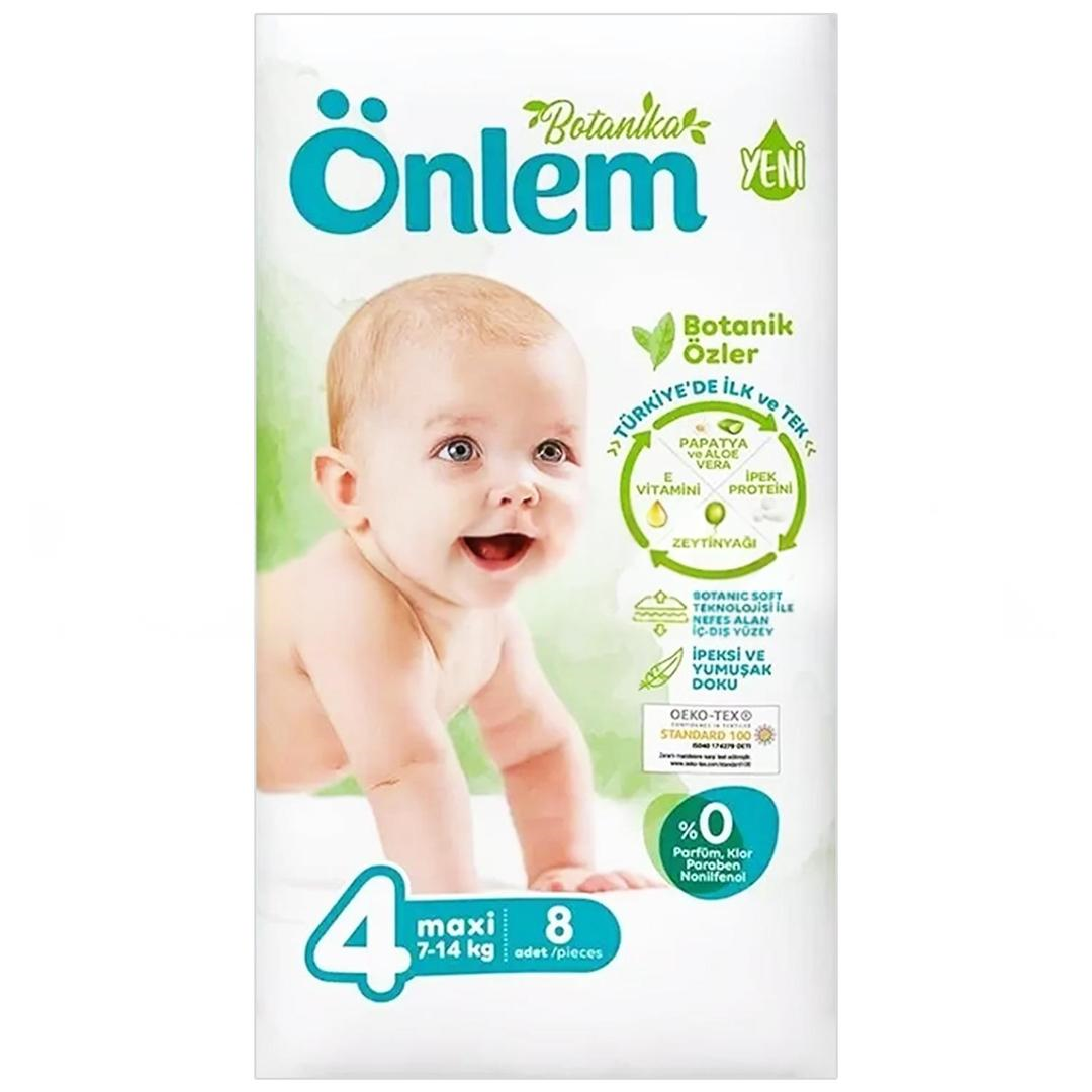 Önlem Bebek Bezi 4 Numara Yenidoğan 7-14 kg 8'li