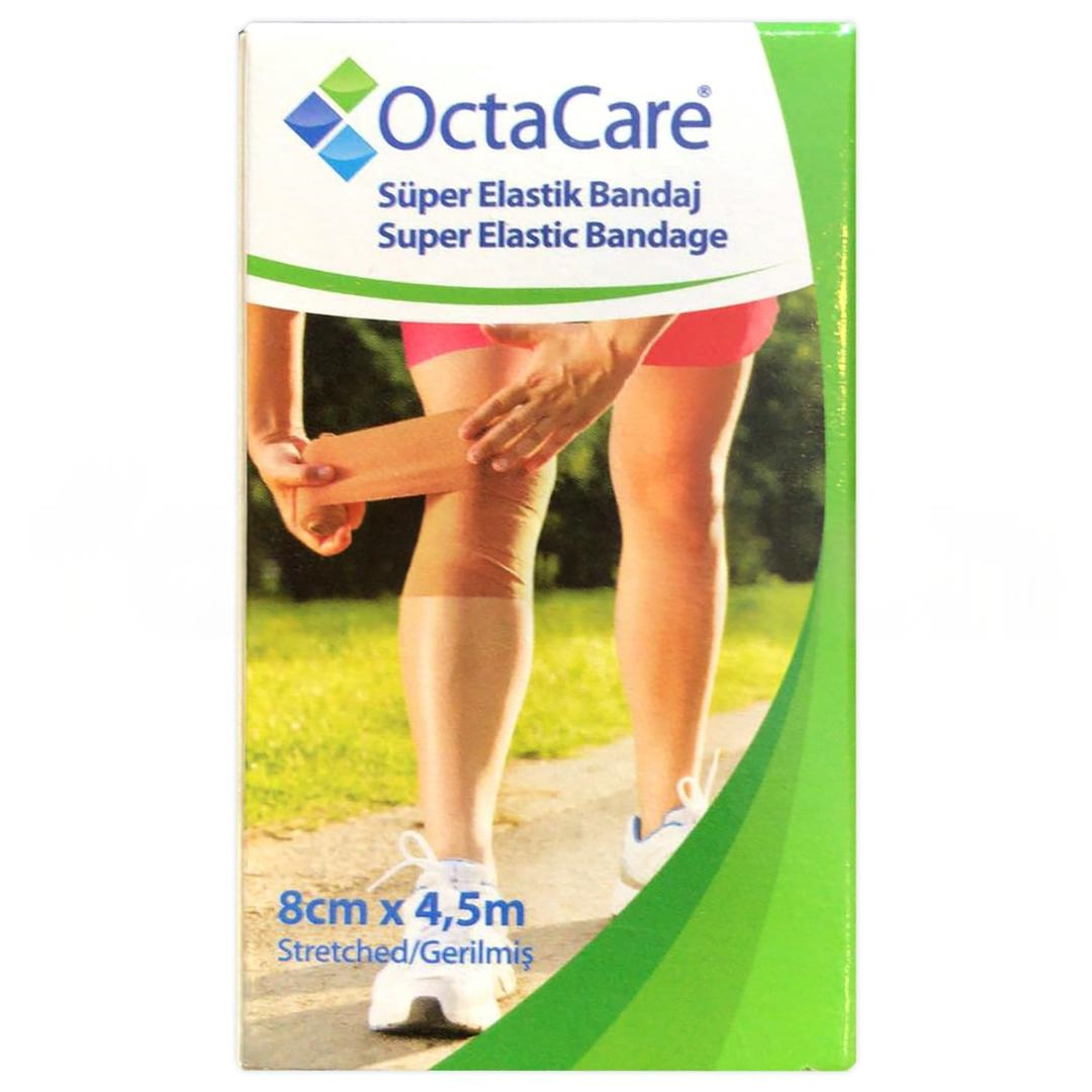 Octacare Süper Elastik Bandaj 8cm x 4,5m