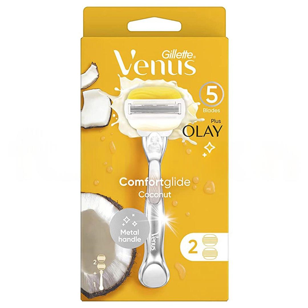 Gillette Venus Comfortglide Olay Kadın Tıraş Makinesi + 2 Yedek Tıraş Bıçağı