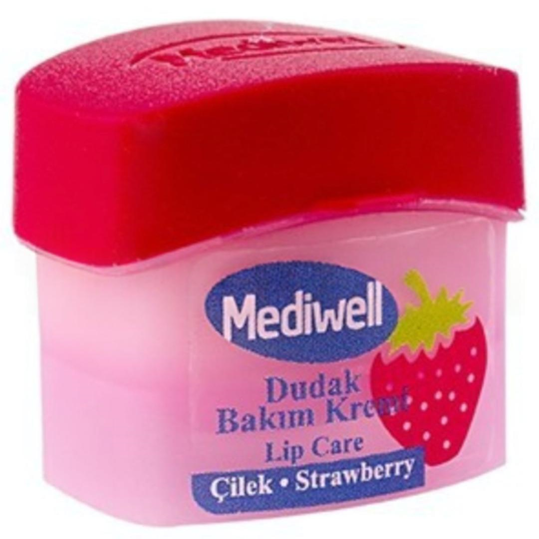 Mediwell Dudak Bakım Kremi 5 ml - Çilekli