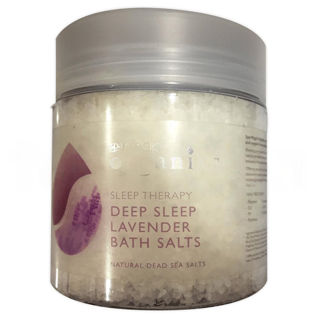 Dead Sea Spa Magik Organiks Sleep Therapy Lavender Bath Salts