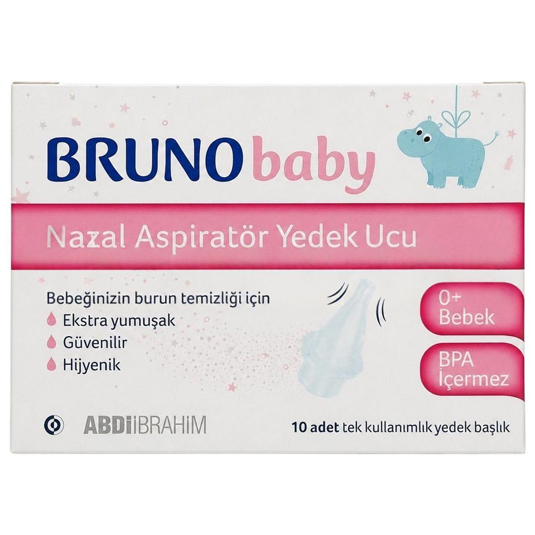 Bruno Baby Nazal Aspiratör Yedek Ucu 10'lu - 2 Kutu