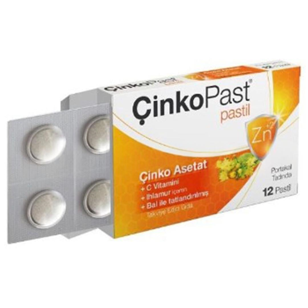 Çinkopast C Vitamini Ihlamur Bal Pastil 12'li