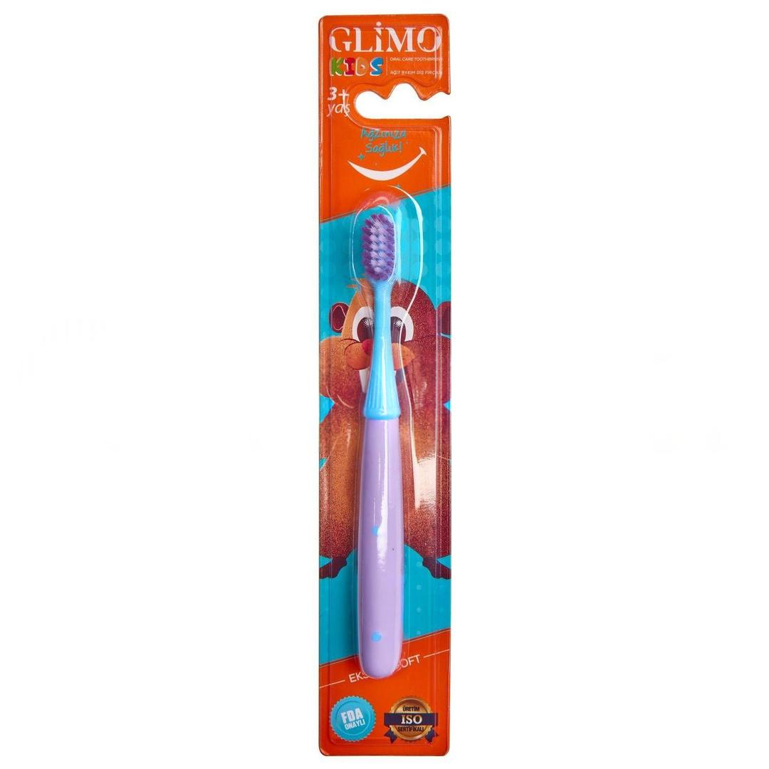 Glimo Kids Ekstra Yumuşak Diş Fırçası 3+ Yaş - Mavi