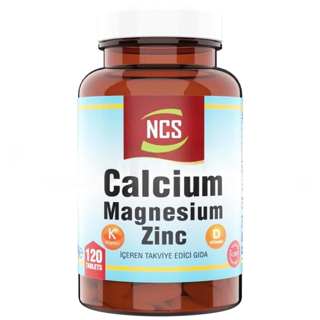Ncs Kalsiyum Magnezyum Zinc Vitamin D & K 120 Tablet
