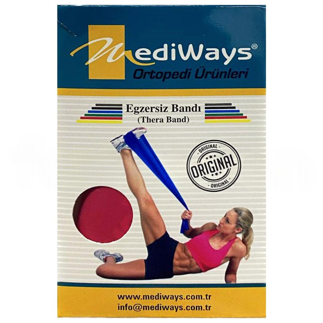 Mediways Theraband Egzersiz Bandı - Kırmızı
