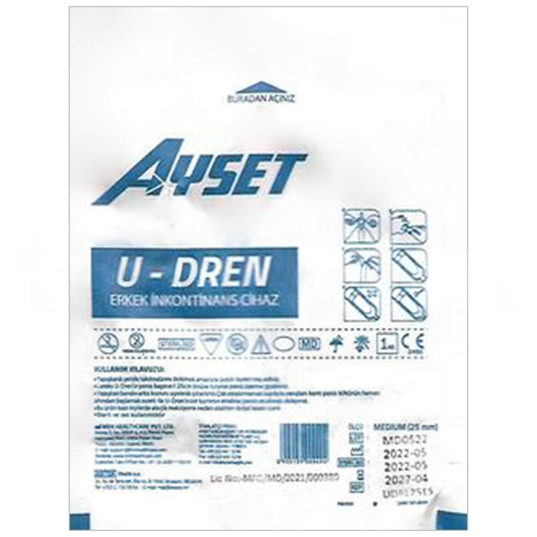 Ayset U-Dren Sonda Prezervatif Medium 25 mm