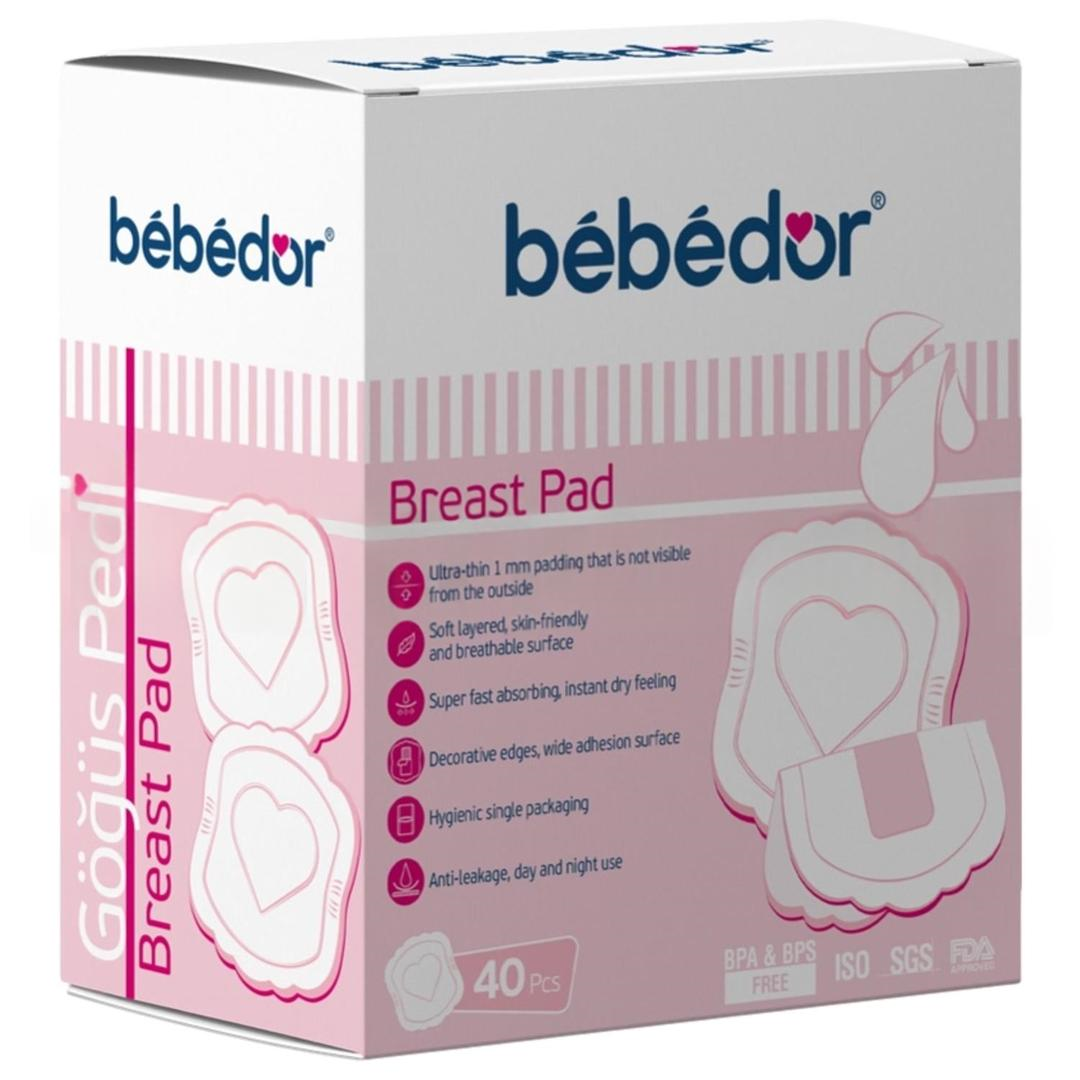 Bebedor Göğüs Pedi Hijyenik Tekli Ambalaj 40'lı