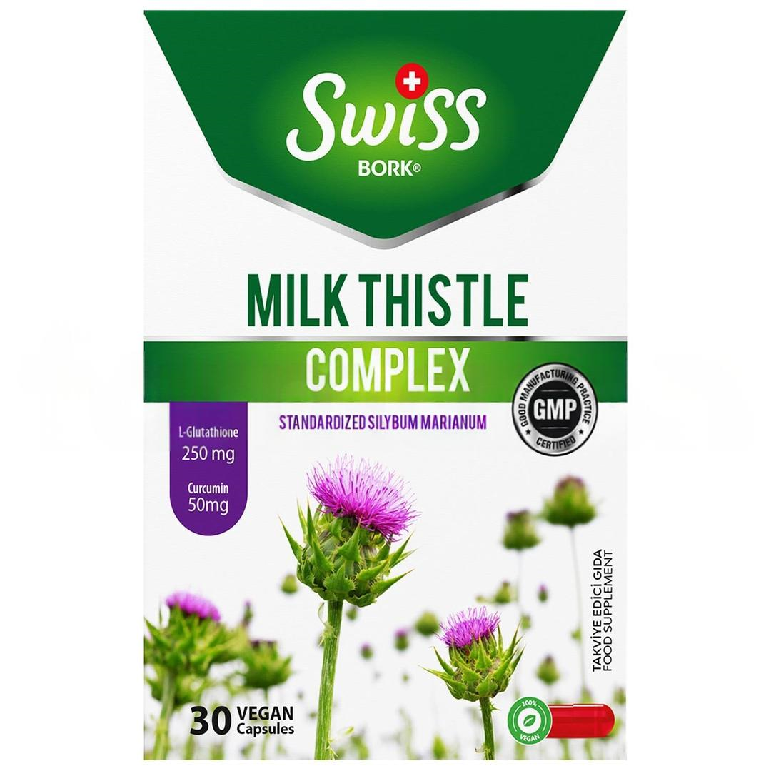 Swiss Bork Milk Thistle Complex 30 Kapsül