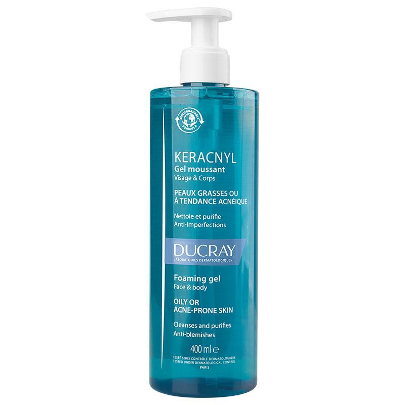 Ducray Keracnyl Yağlı Ciltler İçin Temizleme Jeli 400 ml