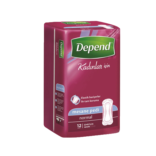 DEPEND MESANE PEDİ KADIN NORMAL (12X6)