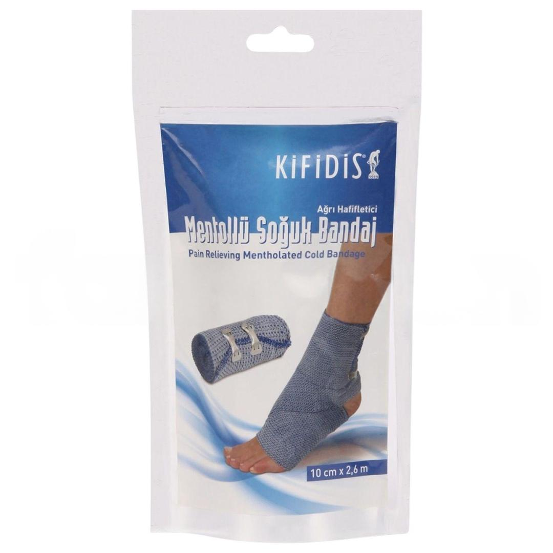 Kifidis Ağrı Hafifletici Mentollü Soğuk Bandaj 10 cm x 2,6 m
