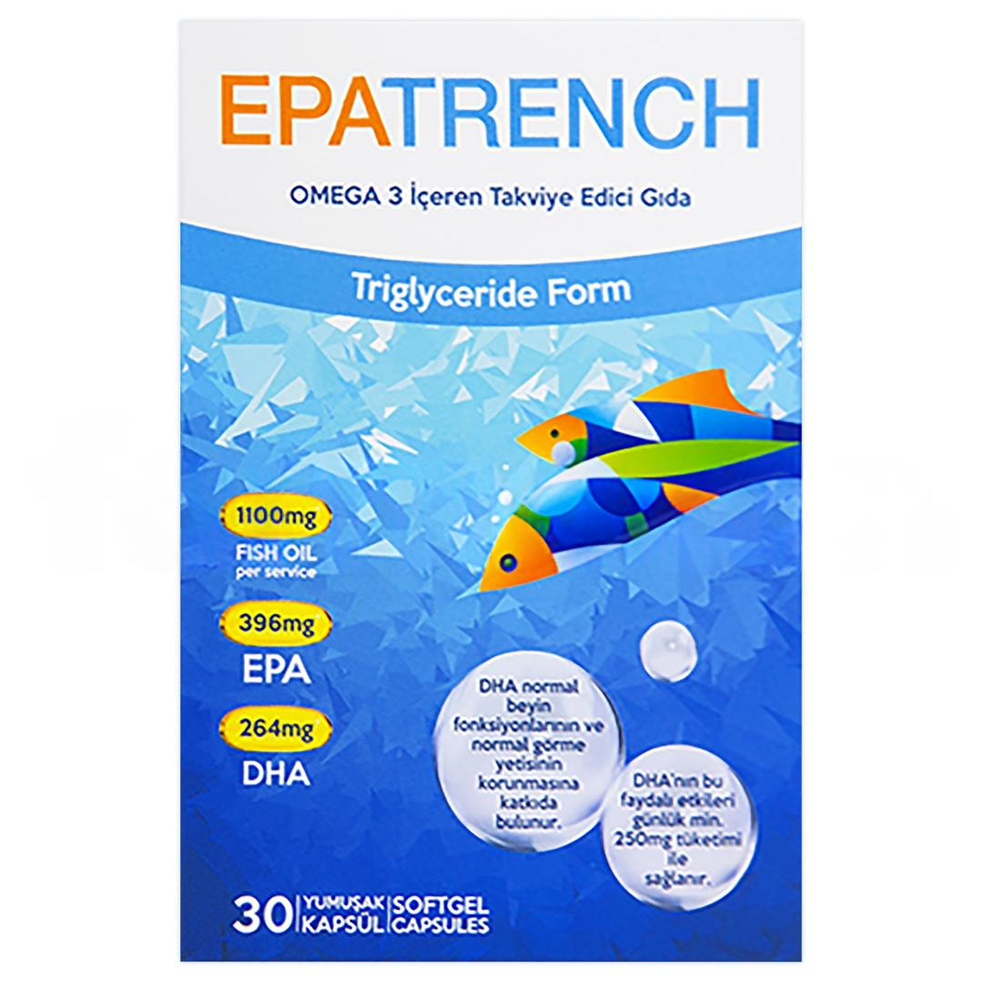 Remolent Epatrench Omega 3 Balık Yağı 30 Tablet