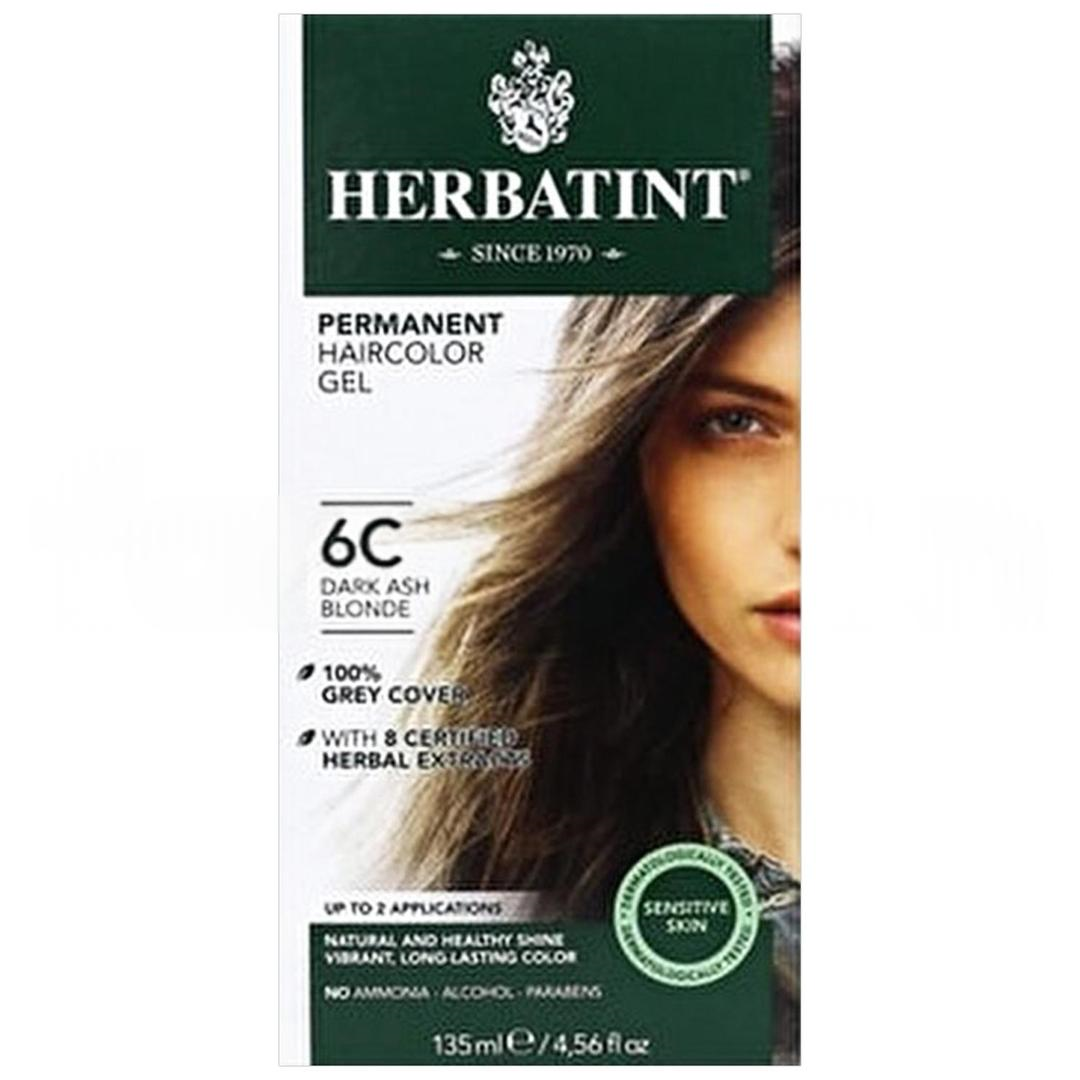Herbatint Bitkisel Saç Boyası 6C Dark Ash Chestnut Koyu Küllü Sarı 150 ml
