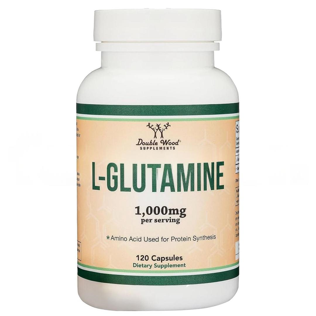 Double Wood L-Glutamine 1000 mg 120 Kapsül - İthal