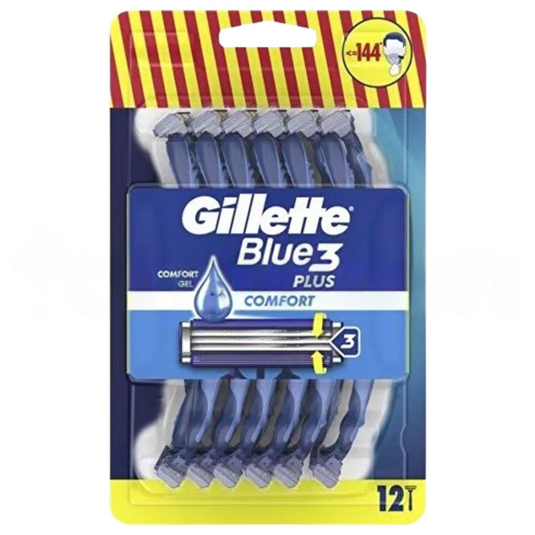 Gillette Blue3 Plus Comfort Tıraş Bıçağı 12'li