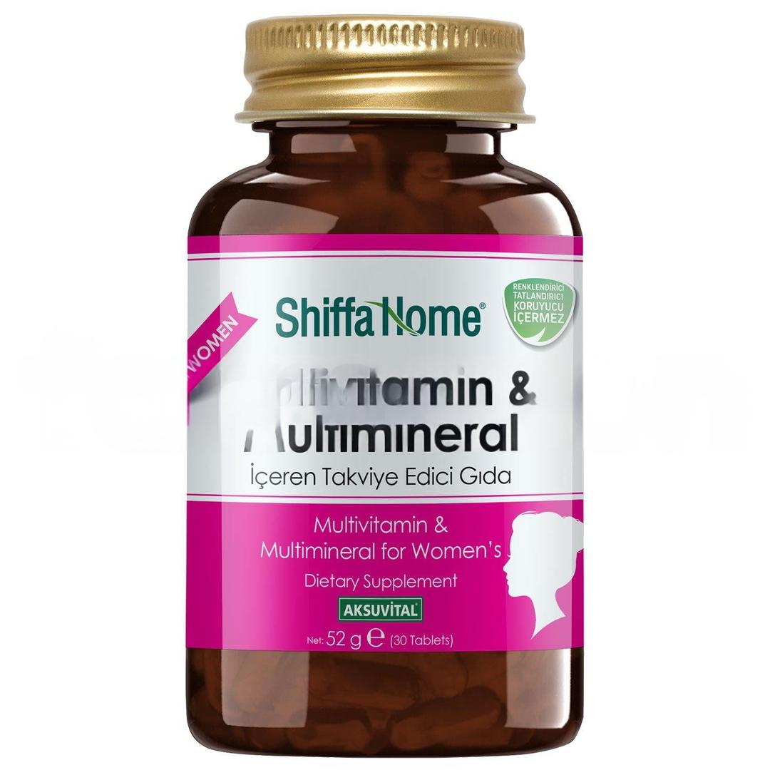 Shiffa Home Multivitamin Kadın 1760 mg 30 Tablet