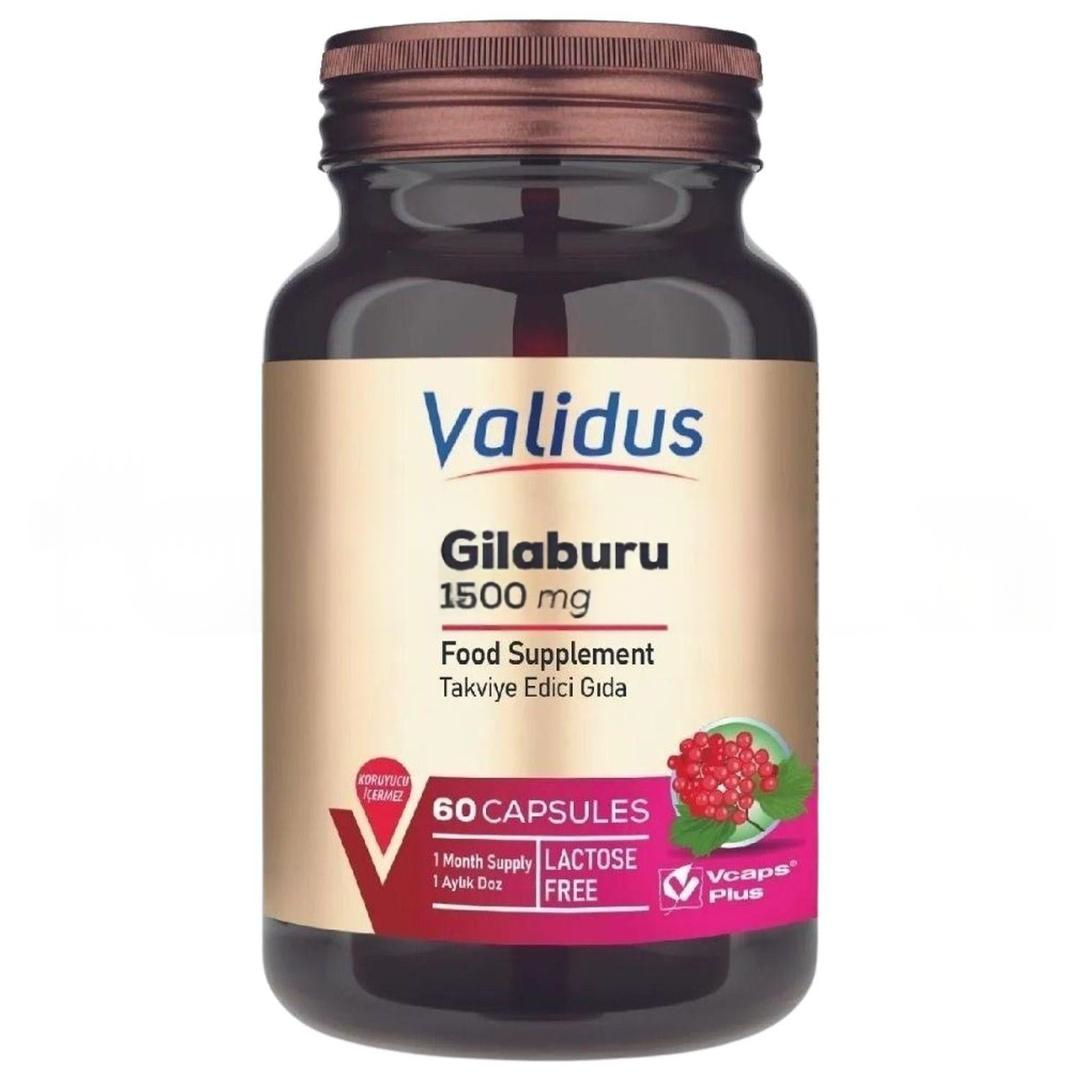 Validus Gilaburu 1500 mg 60 Kapsül